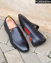 DENVER | Black Leather Loafers