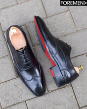 MONTENEGRO | Black Wingtip Oxfords