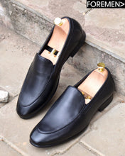 DENVER | Black Leather Loafers