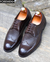 FOREMN | Coffee Leather Derbies