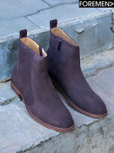 PARIS | Coffee Suede Chelsea Boots