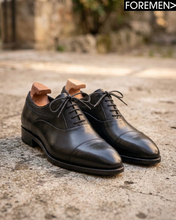 MANNHEIM | Black Leather Sole Oxfords