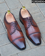 MUNICH | Dark Tan Leather Sole Derbies