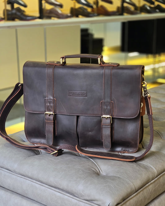 SIR JAMES | Satchel Leather Bag
