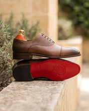 WINSTON | Brown Leather Sole Oxfords