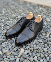 MARBELLA | Black Leather Derbies