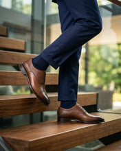 WINSTON | Brown Leather Sole Oxfords