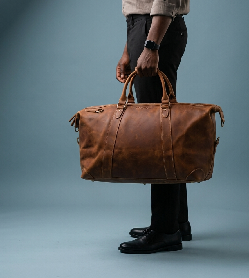 JUMBO | Brown Leather Bag