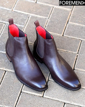 CARDINAL | Coffee Leather Chelsea Boots