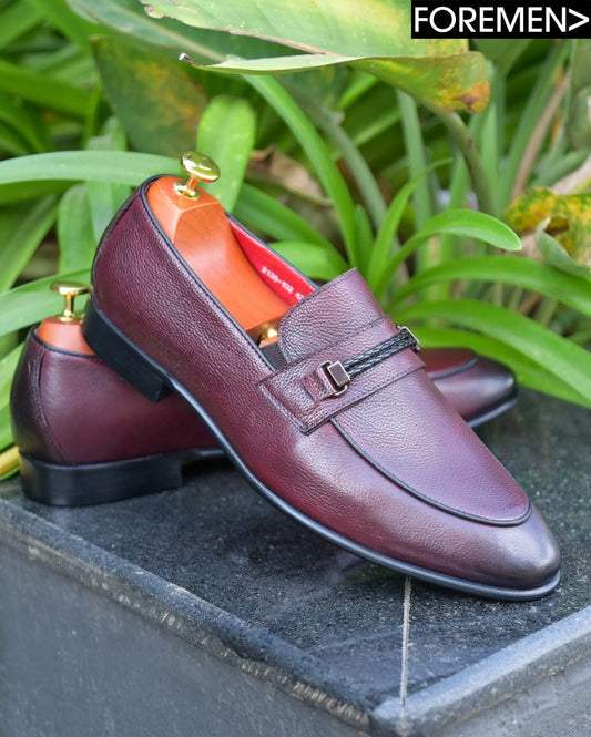 BELMONT | Wine Leather Loafers