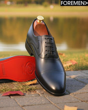 WINDSOR | Black Leather Sole Oxfords