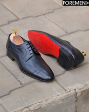 HAMPTON | Black Leather Sole Derbies