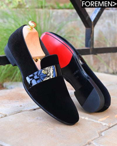 MOLLENT | Black Velvet Loafers