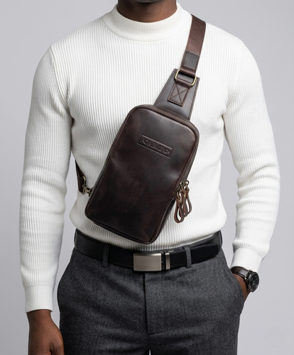  leather sling bag 