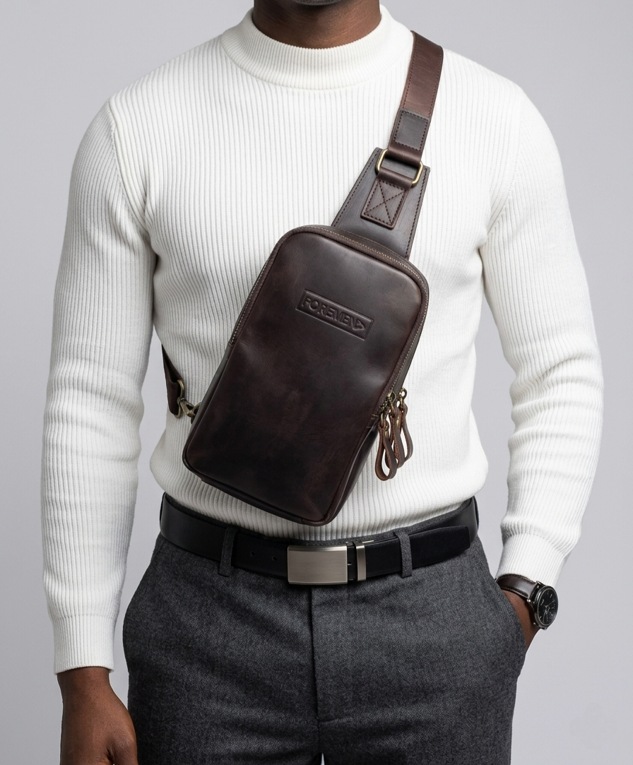  leather sling bag 