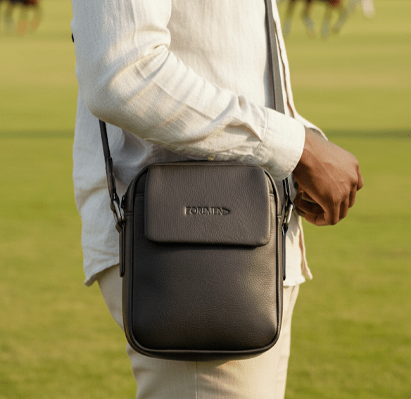 RIO | Black Crossbody Leather Bag