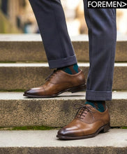 WINSTON | Brown Leather Sole Oxfords