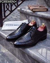 MAXIMILIAN | Black Leather Sole Derbies