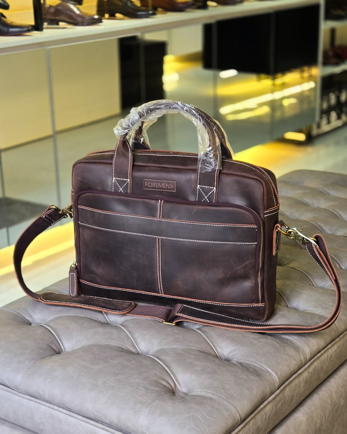 HAVANA | Leather Briefcase Bag
