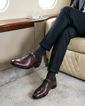 MANNHEIM | Burgundy Leather Sole Oxfords