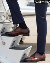 MUNICH | Dark Tan Leather Sole Derbies