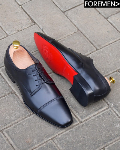 MUNICH | Black Leather Sole Derbies