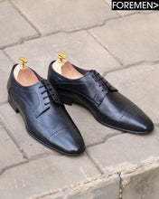 HAMPTON | Black Leather Sole Derbies