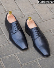 HAMPTON | Black Leather Sole Derbies