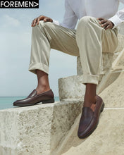 DENVER | Coffee Leather Loafers