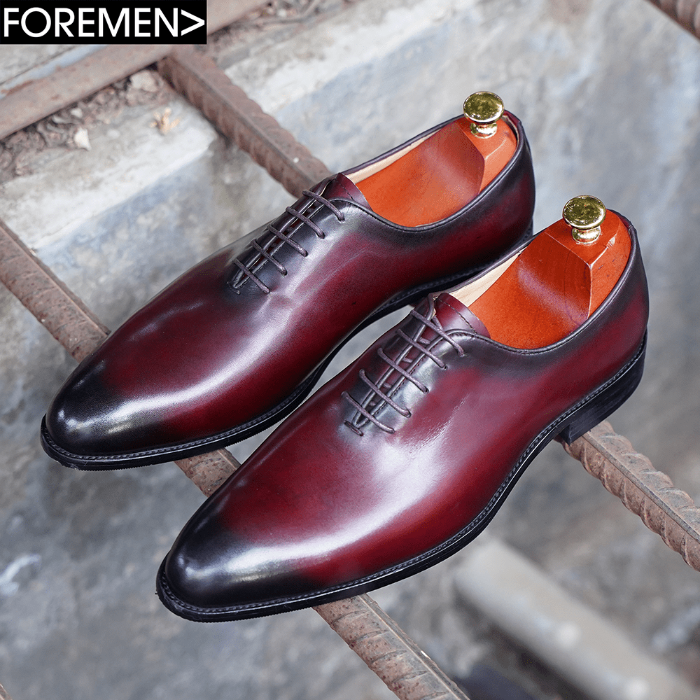 TORY | Wine Leather Whole cut Oxford