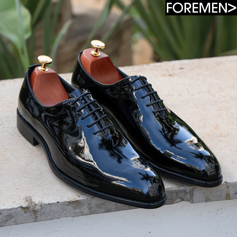 TORY Patent Leather Whole Cut oxford FOREMEN