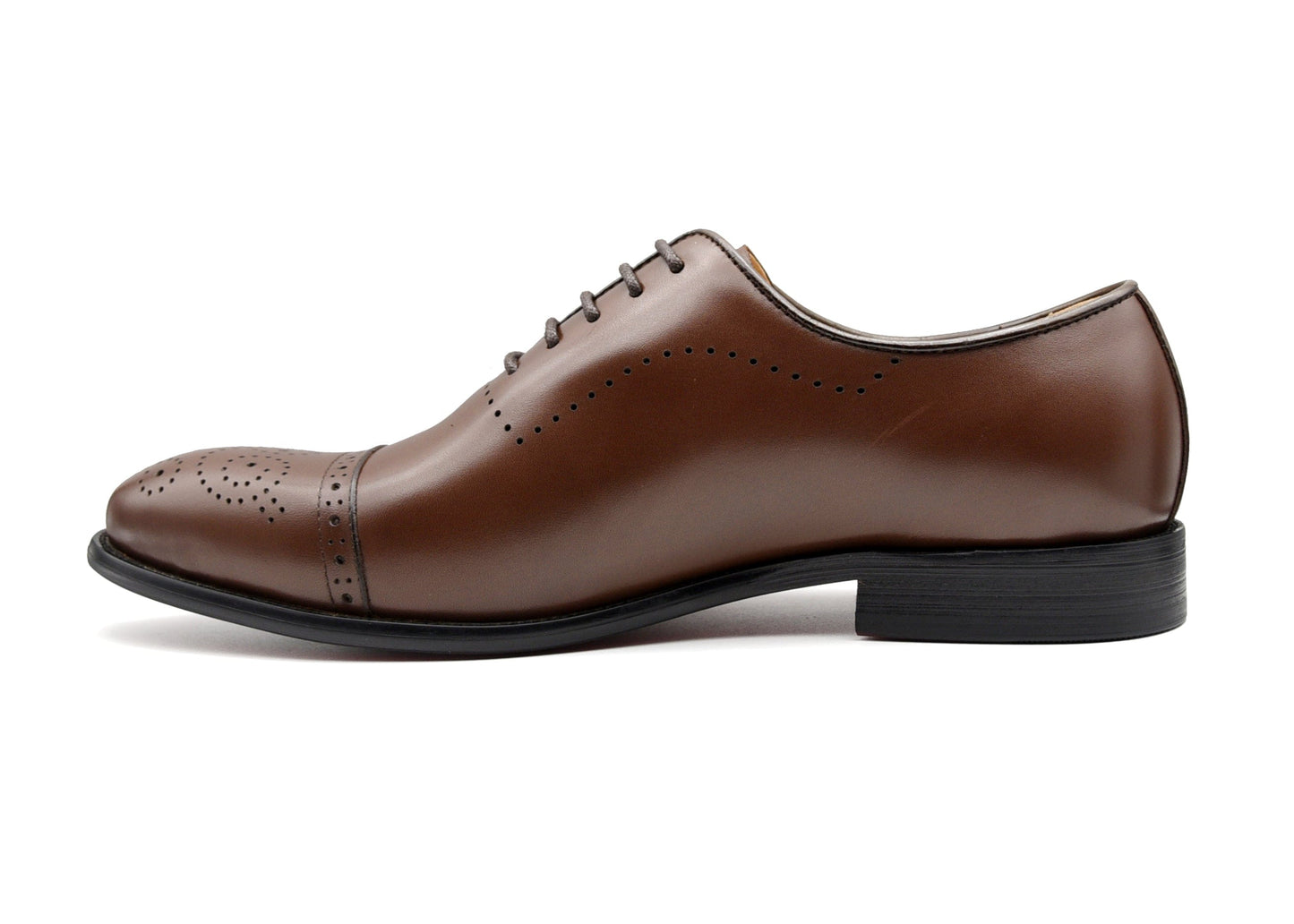 BENEDICT | Coffee Cap Toe Oxfords