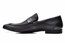 VALKAN | Black perforated leather loafers
