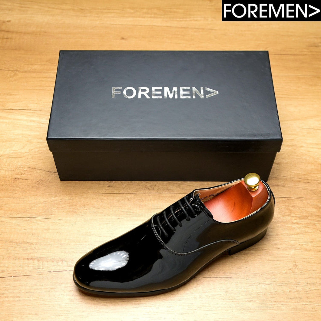 DARSH | Black Patent Leather Oxfords