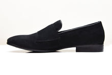 ZANATI | Black suede monk loafers