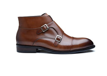 LEO | Brown Double Monk Boots